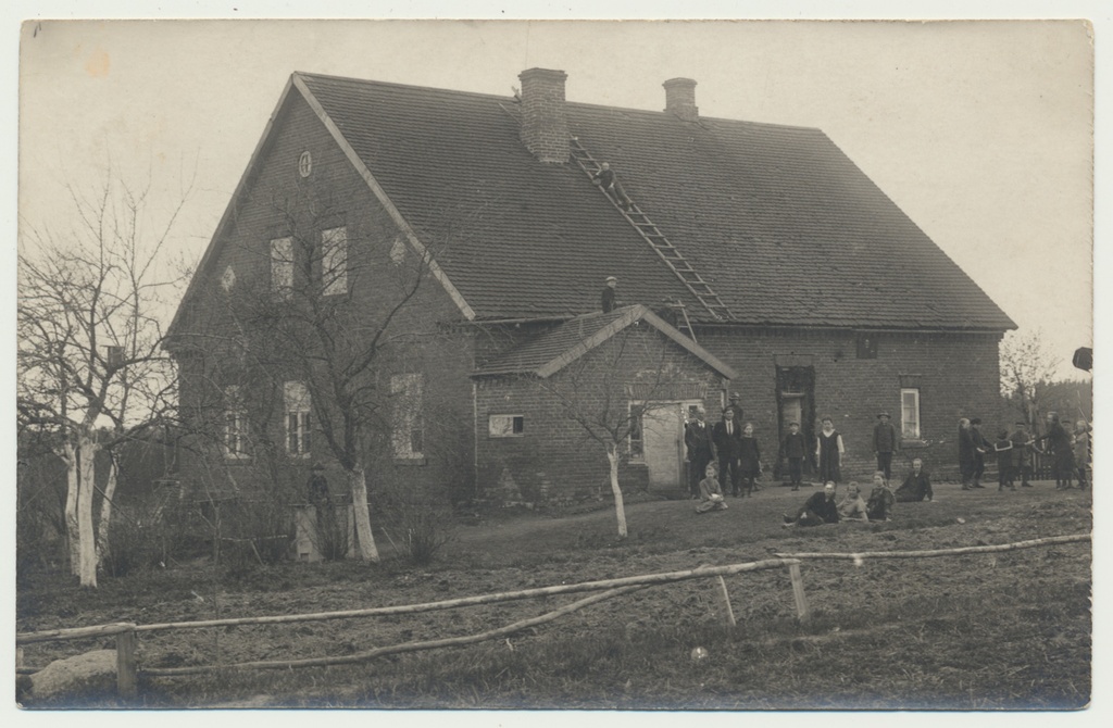 foto, Karksi khk, Saaretsi algkool, 1927, foto A. Priimägi