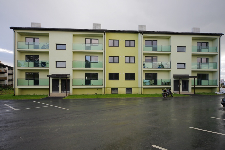 Korterelamud Murastes, vaade hoonele. Arhitekt Heli Sööt