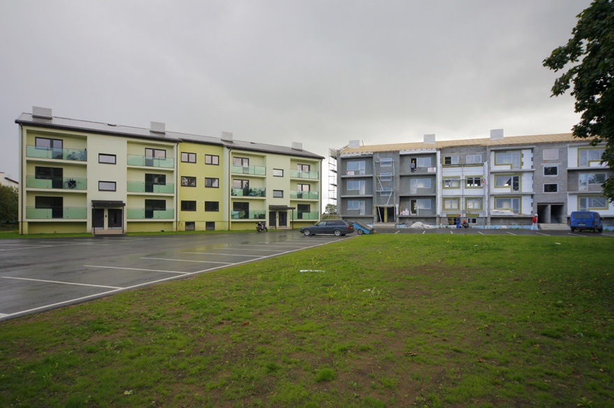 Korterelamud Murastes, vaade hoonele. Arhitekt Heli Sööt