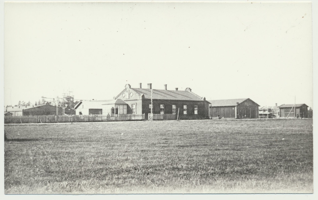 foto Halliste khk, Abja linavabrik, kontorihoone u 1930