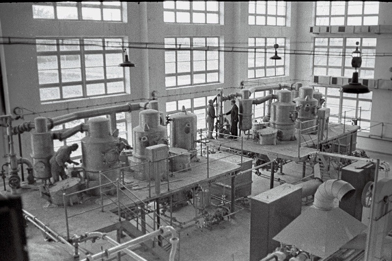 Viljandi Piimatoodete Kombinaadis valmiv piimapulbri tsehh.