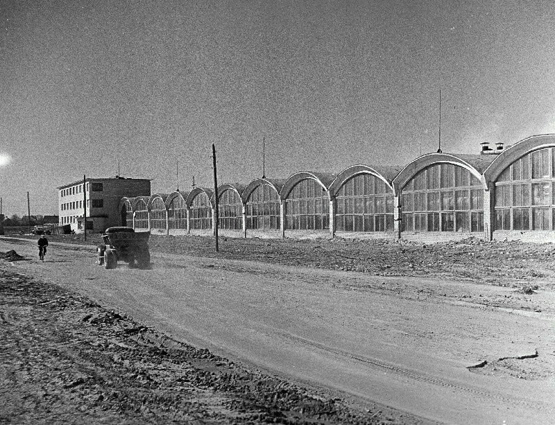 Narva Mööblivabriku välisvaade.