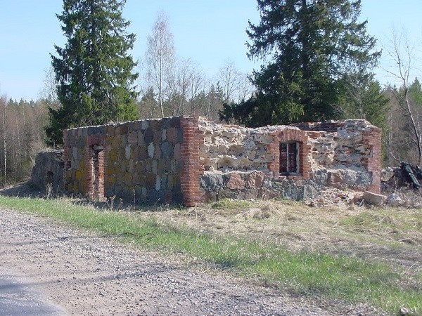 Harju County Aegviidu municipality near the road of the stone building of Nelijärve