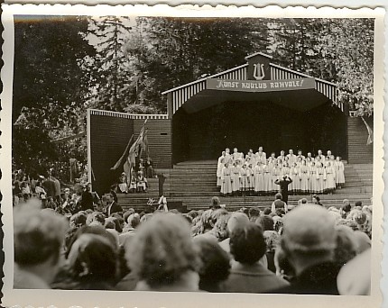 foto, Tapa rajooni laulupäev Aegviidus 1961.a.