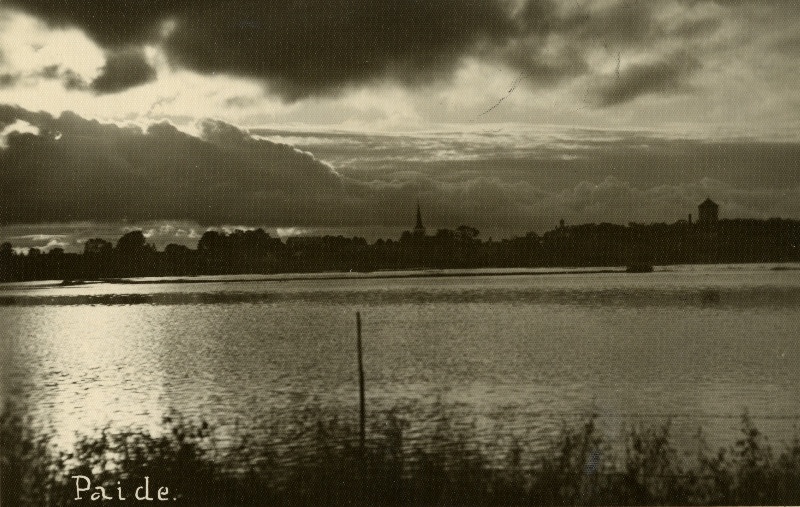 Vaade Paidele idast suurvee ajal.