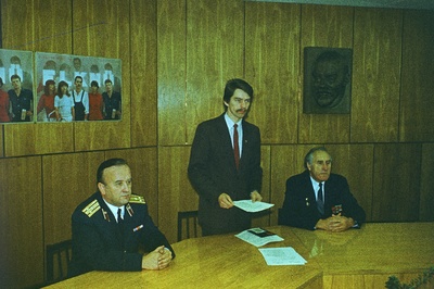 Noormiilitsate vastuvõtul ELKNÜ Keskkomitees kõneleb ELKNÜ Keskkomitee sekretär Toivo Sikk.  similar photo