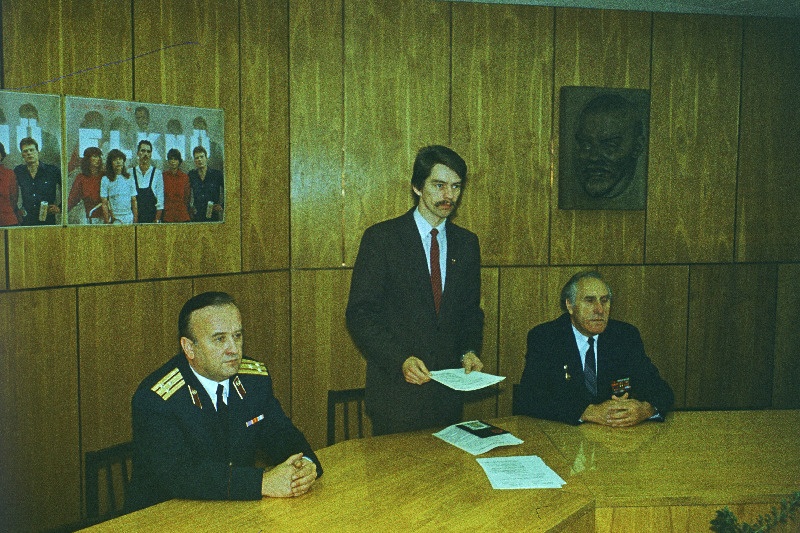Noormiilitsate vastuvõtul ELKNÜ Keskkomitees kõneleb ELKNÜ Keskkomitee sekretär Toivo Sikk.