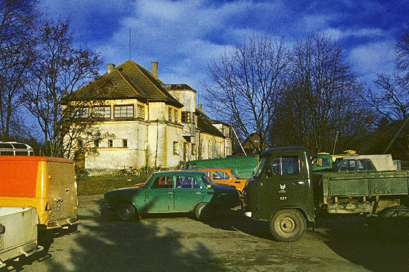 Vaade hoonetele Võru rajooni Munamäe sovhoosis.