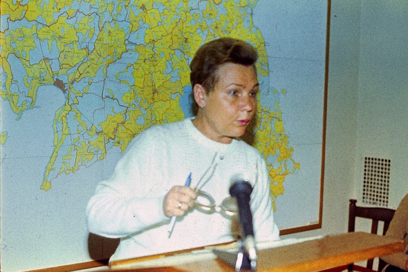 Eesti NSV haridusminister Elsa Gretškina.