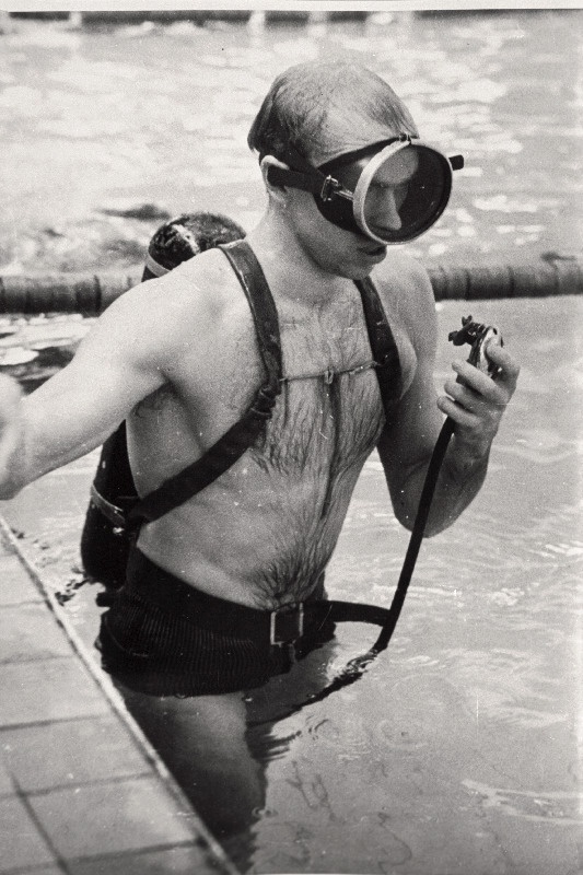 Allveesportlane Arved-Imand Kompus võistlemas.