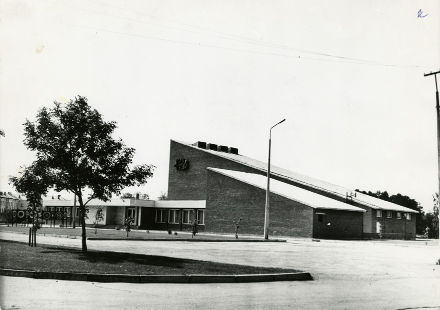 Aseri klubihoone, eestvaade. Arhitekt Boris Mirov