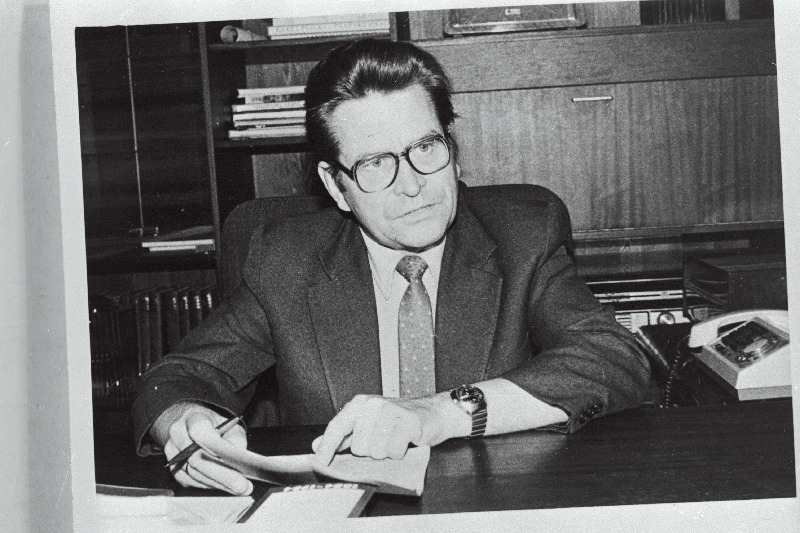 Eesti NSV kultuuriministri esimene asetäitja Ilmar Moss.