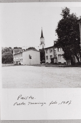 Vaade Paistule. [Fotograaf Carl Sarapi 1937.aasta jäädvustuse (0-144757) refoto 50 aastat hiljam.]  duplicate photo