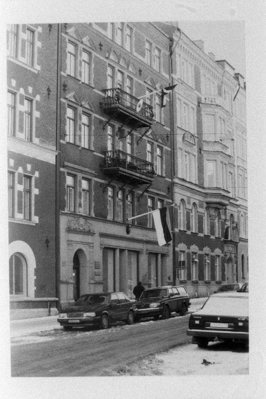 Eesti Vabariigi ja Läti Vabariigi saatkondade ühishoone Stockholmis.