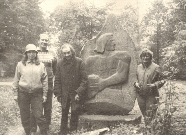 foto,  August Rõugu dendropargis 1986