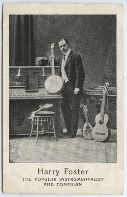 Harry Foster (Umbleja) muusik-ekstsentrik.  duplicate photo