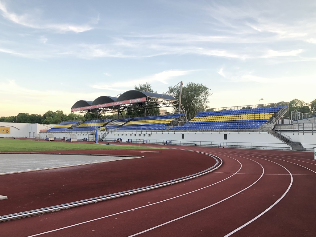 Rakvere linnastaadion 2021 - Rakvere linnastaadion (Rakvere Stadium) in the evening of June 2021