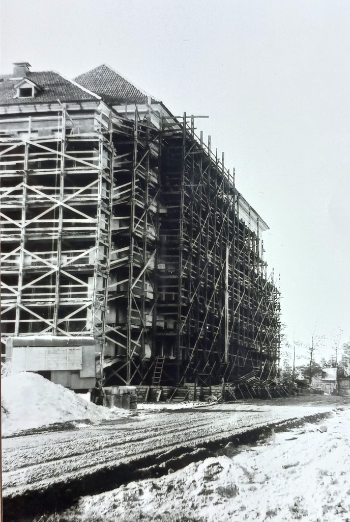 Pärnu. "IV keskkool" ehitus. 1958/1959.a.