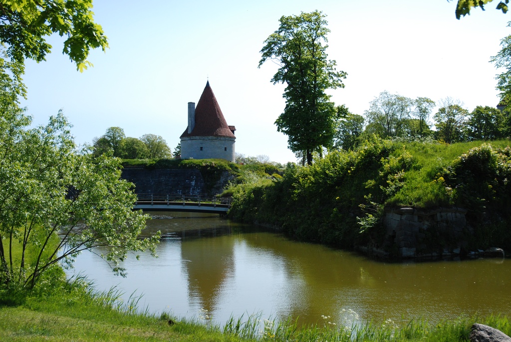 Kuressaare pa Saaremaa i Estland - lang
