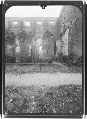 Tartu cathedral 072 - Tartu Cathedral, earlier also known as Dorpat Cathedral. Stereo photogrammetric survey 1986. https://en.wikipedia.org/wiki/Tartu_Cathedral  similar photo