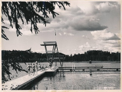 Tartu Ülikool. TRÜ spordibaasi Kääriku veespordibaas. 1961.a.  duplicate photo