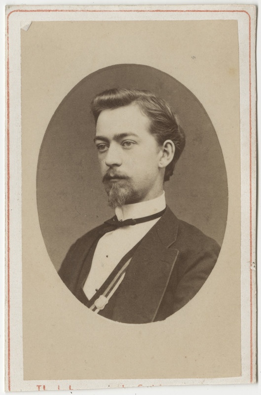 Korporatsiooni "Livonia" liige Christian von Schwanebach, portreefoto