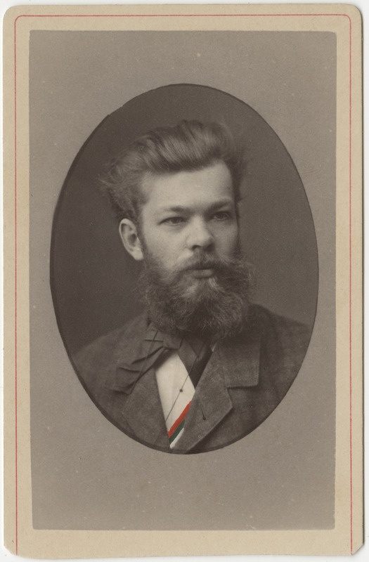 Korporatsiooni "Livonia" liige Conrad von Gersdorff, portreefoto