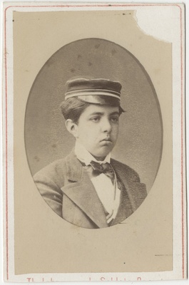 Korporatsiooni "Livonia" liige parun Reinhold von Stackelberg, portreefoto  duplicate photo