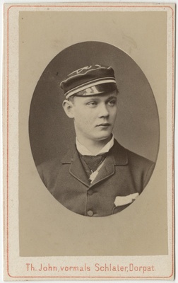 Korporatsiooni "Livonia" liige parun George von Ungern-Sternberg, portreefoto  duplicate photo