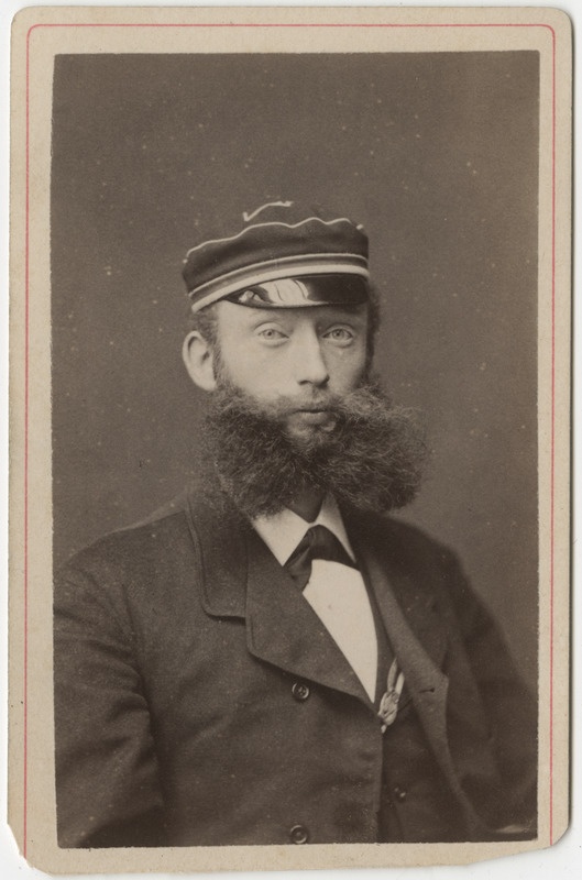 Korporatsiooni "Livonia" liige parun Heinrich Stael von Holstein, portreefoto