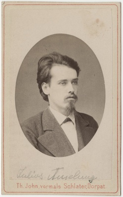 Korporatsiooni "Livonia" liige Julius Amelung, portreefoto  duplicate photo