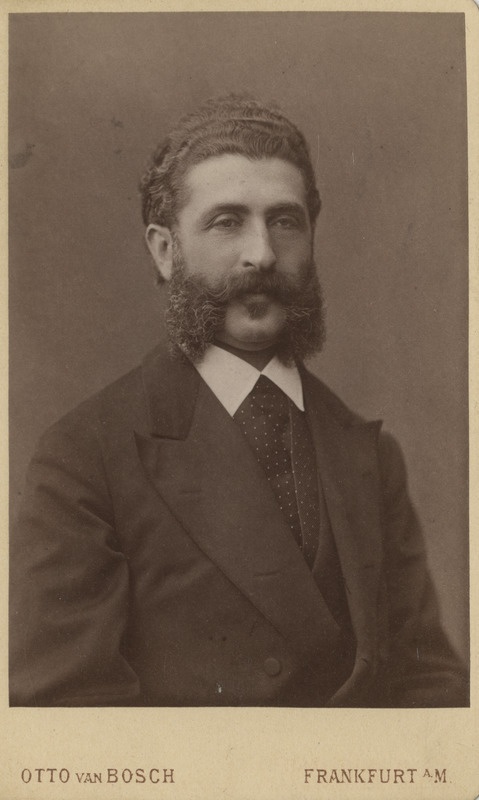 Korporatsiooni "Livonia" liige vürst Leon von Lieven(?), portreefoto