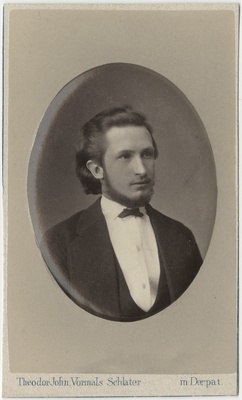 Hilisem Kodijärve mõisa omanik Arthur Ackermann, portreefoto  duplicate photo