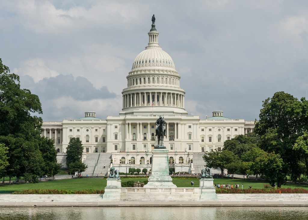 U.S. Capitol, Washington, D.C., West View 20110826 1 - The United States Capitol as seen from west in August 2011