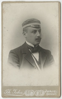 Korporatsiooni "Curonia" liige Konrad Schilling, portreefoto  duplicate photo