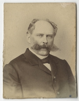 Korporatsiooni "Livonia" vilistlane August von Oettingen, portreefoto  duplicate photo