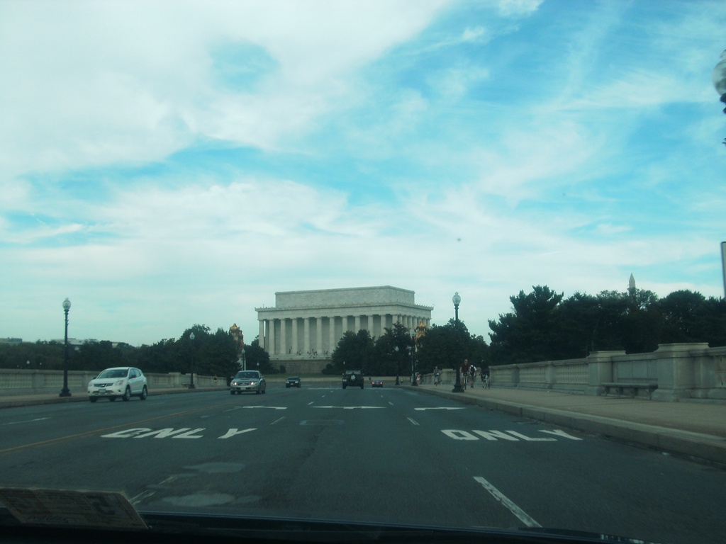 Lincoln Memorial, seen at the end of Memorial Bridge 4 - Lincoln Memorial, West Potomac Park Monumental Core