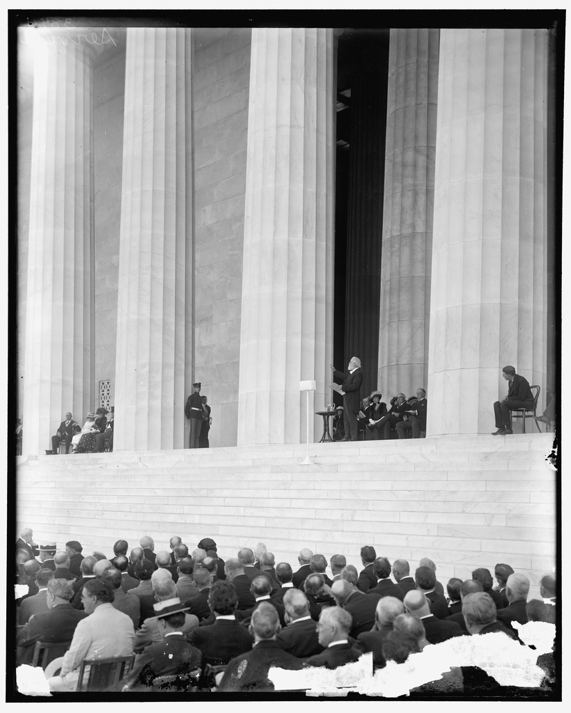 Lincoln Memorial dedication, May 30, 1922 LCCN2016870884 - Title: Lincoln Memorial dedication, May 30, 1922
Abstract/medium: 1 negative : glass ; 8 x 10 in. or smaller