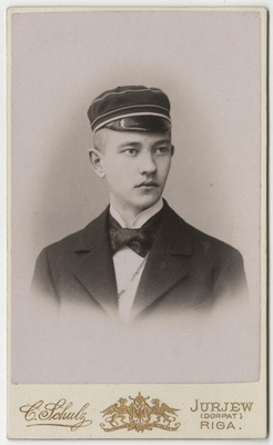 Korporatsiooni "Livonia" liige Walther Hollmann, portreefoto  duplicate photo