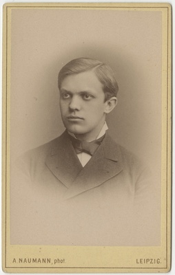 Korporatsiooni "Neobaltia" liige Joseph Lezius, portreefoto  duplicate photo