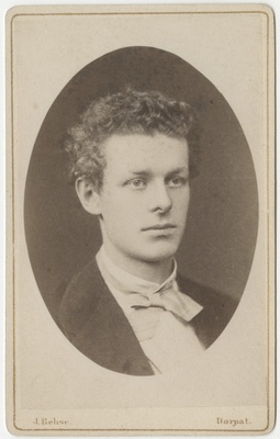 Korporatsiooni "Estonia" liige parun Gottlieb Meyendorff, portreefoto  duplicate photo