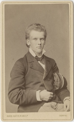 Korporatsiooni "Livonia" liige Paul Willigerode, portreefoto  duplicate photo