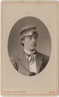 Korporatsiooni "Livonia" liige Ernst von Hirschheydt, portreefoto  duplicate photo