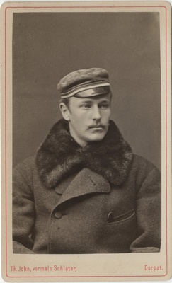 Korporatsiooni "Livonia" liige parun Wilhelm Stael von Holstein, portreefoto  duplicate photo