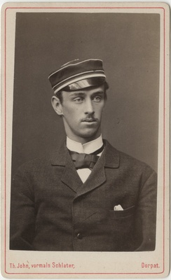 Korporatsiooni "Livonia" liige Arthur von Wolffeldt, portreefoto  duplicate photo