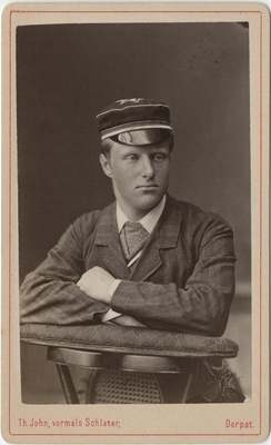 Korporatsiooni "Livonia" liige Armin Treu, portreefoto  duplicate photo