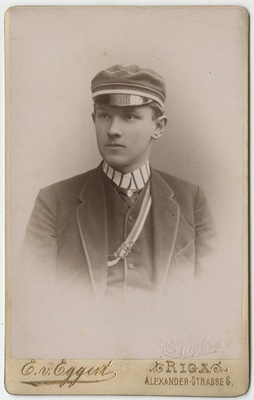 Korporatsiooni "Livonia" liige Gomar von Helmersen, portreefoto  duplicate photo