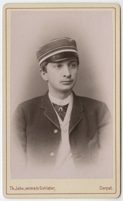 Korporatsiooni "Livonia" liige Harry von Stryk, portreefoto  duplicate photo