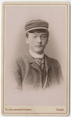 Korporatsiooni "Livonia" liige Bernhardt Kaehlbrandt, portreefoto  duplicate photo