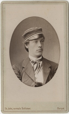 Korporatsiooni "Livonia" liige Ernst von Hirschheydt, portreefoto  duplicate photo